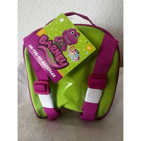 Barney The Dinosaur Fun Dough On the Go Molding Set - Picture 2 of 7